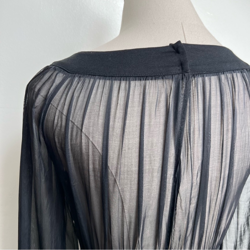 Alberta Ferretti Designer Black Bodycon Pencil Cocktail Holiday Party Dress 4 - Picture 9 of 11